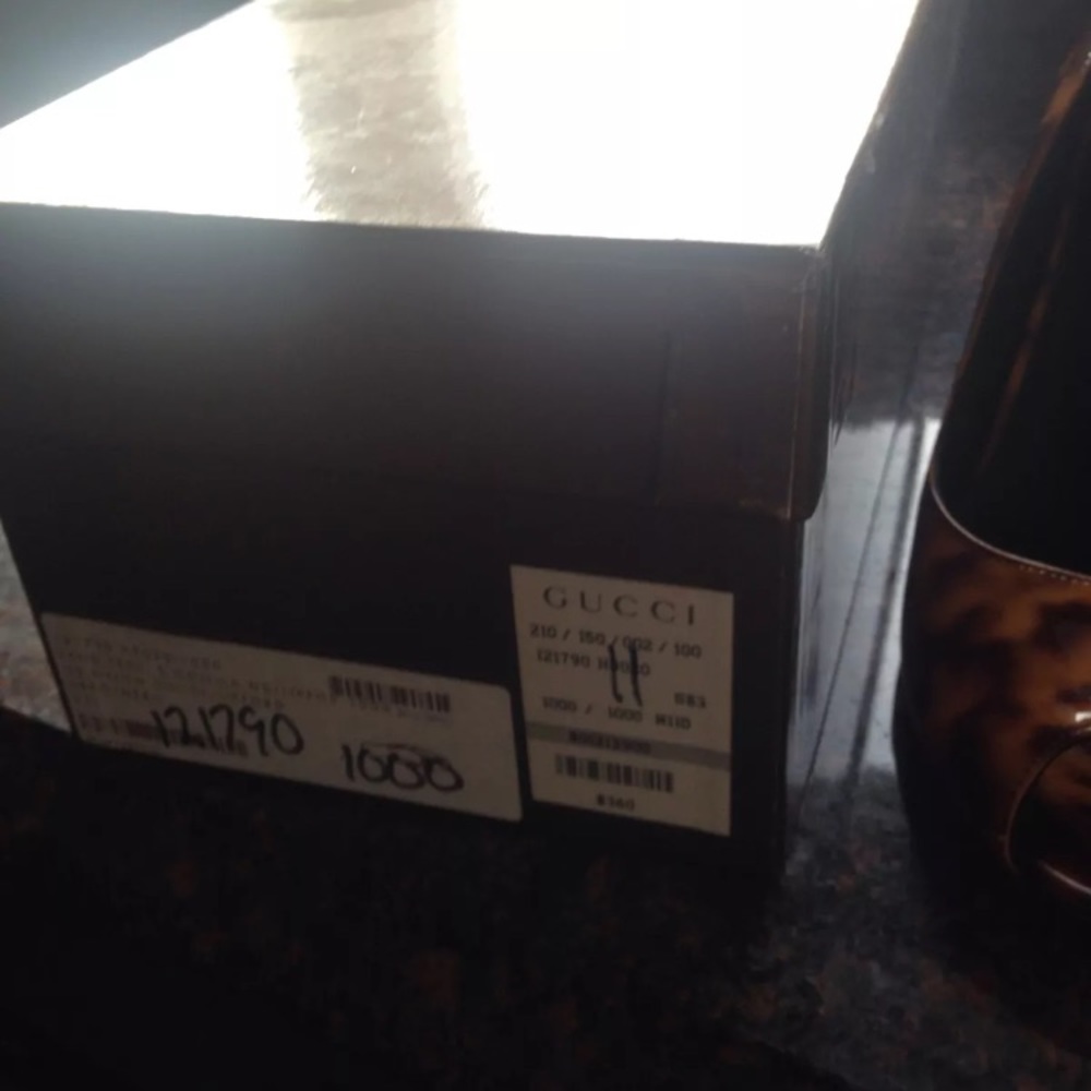 Gucci tortoise shoes 9.5 - Picture 5 of 5